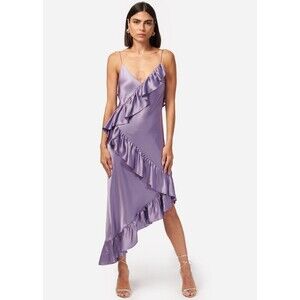 CAMI NYC SILK DUA DRESS DAWN purple size small